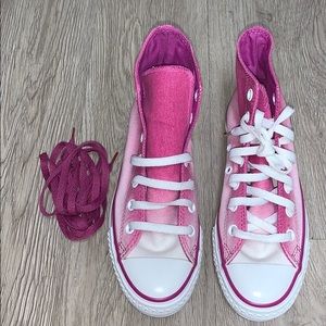 Brand new - Hi top Converse Ombre Pink💕